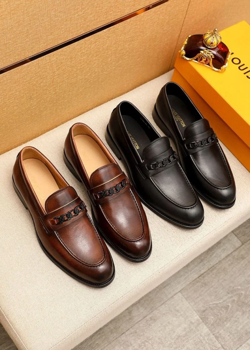 Soft Louis Vuitton Business Shoes 32995