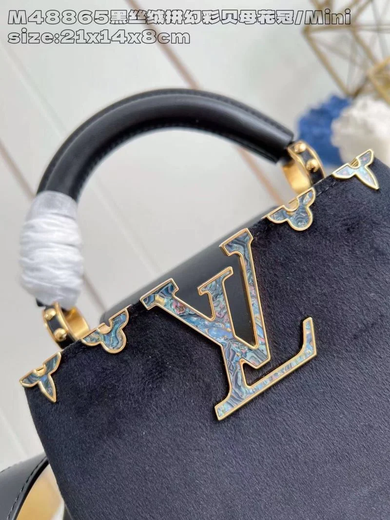 Neat Louis Vuitton Capucines BB Bags 41276