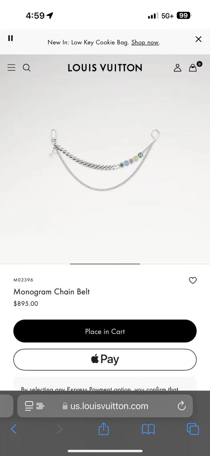 Louis Vuitton Chains Trendy 262698