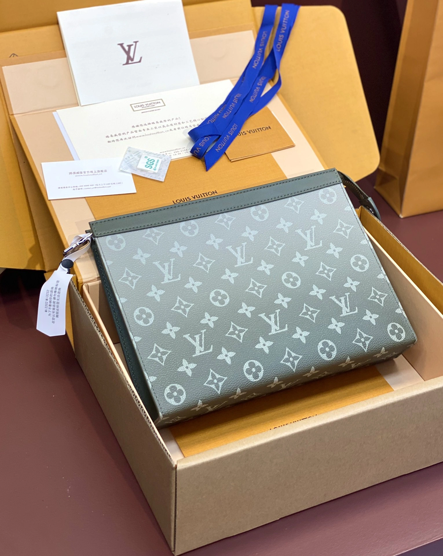 Thermal Louis Vuitton Clutch Bags 56352
