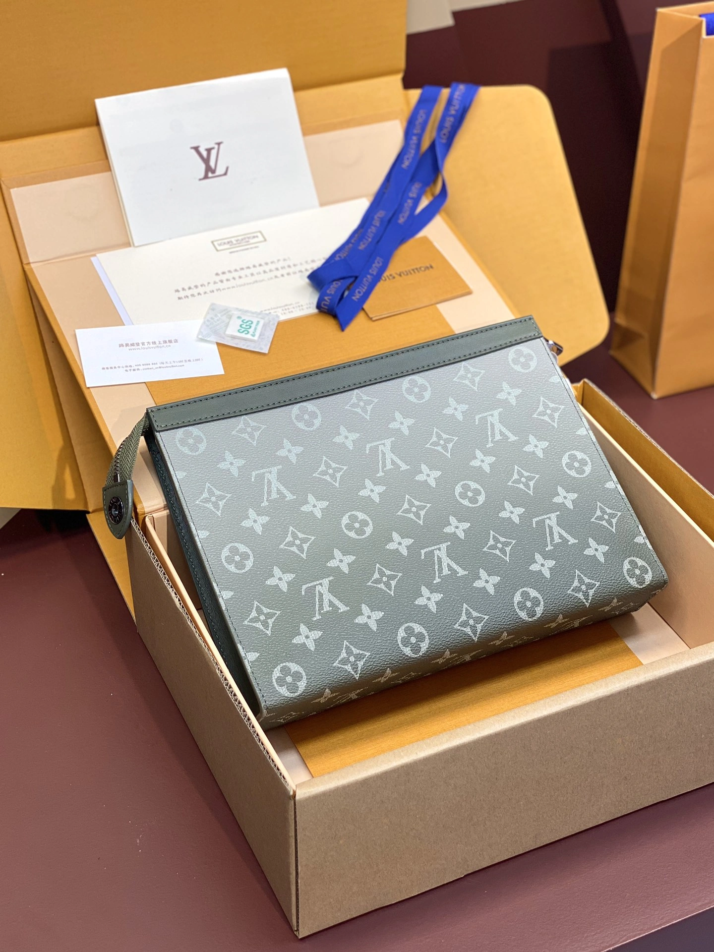 Thermal Louis Vuitton Clutch Bags 56352