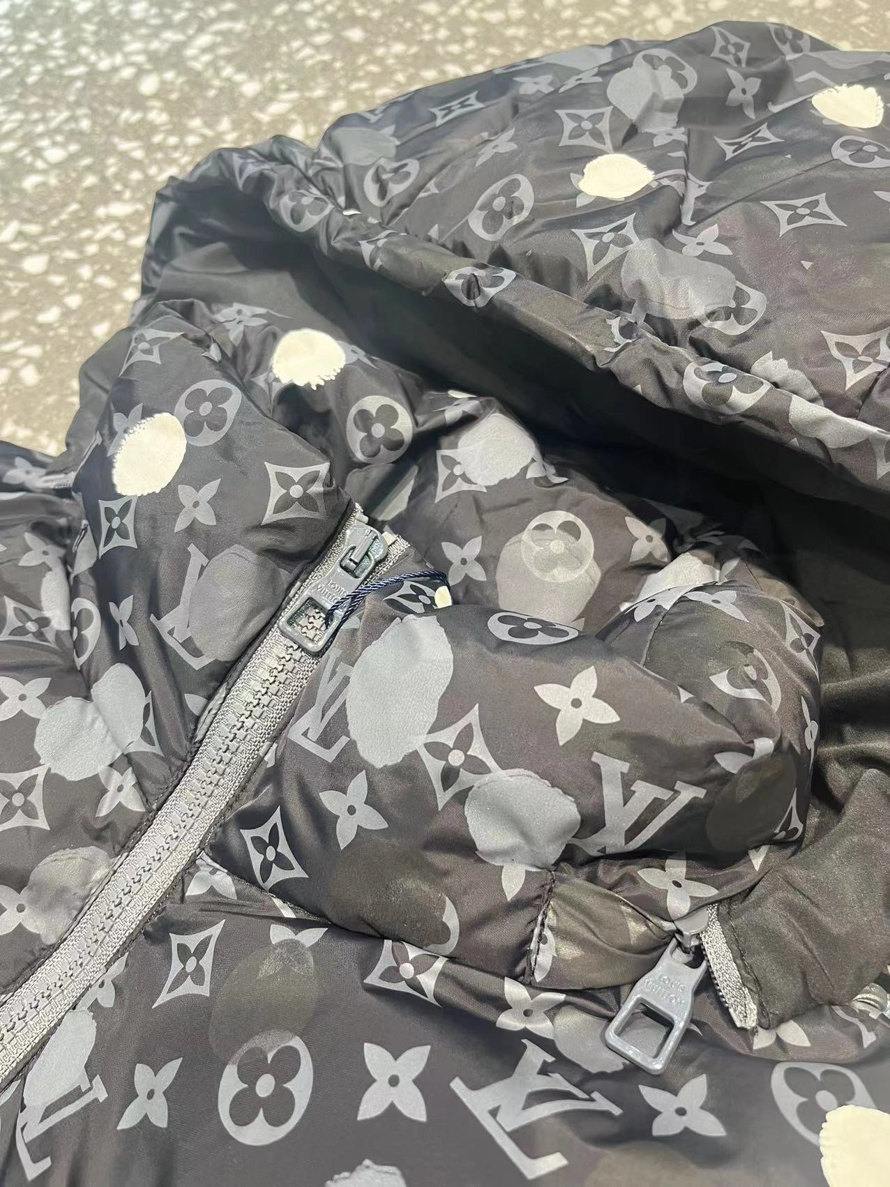 ZipUp Louis Vuitton Down Jackets 139457