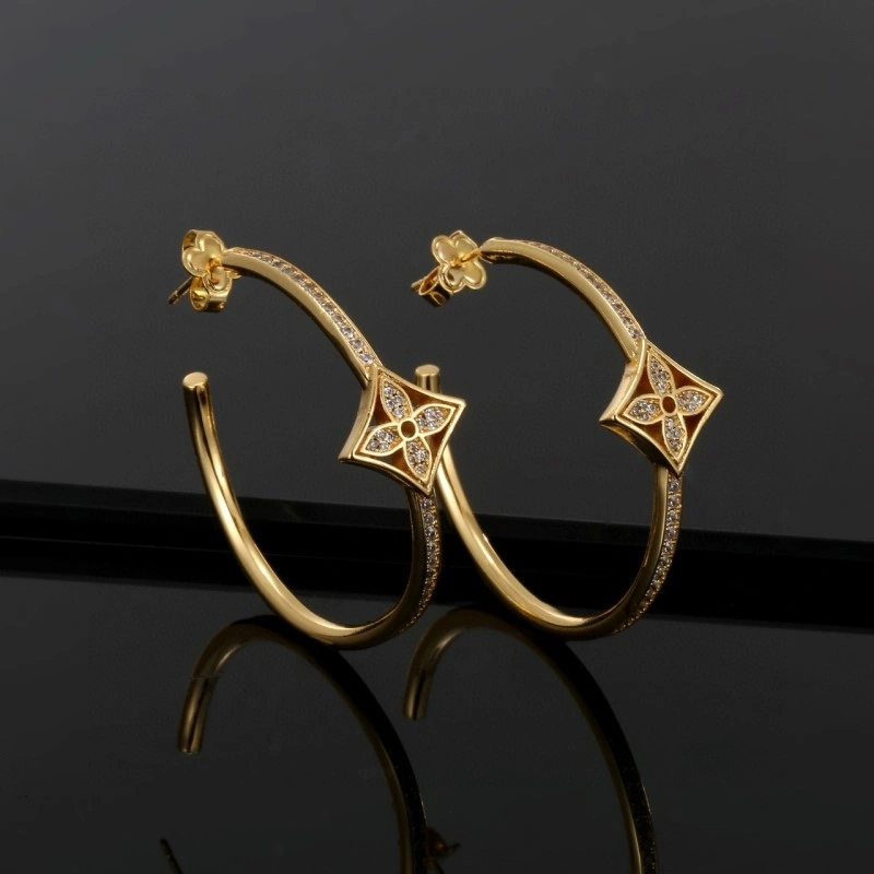 SmoothTexture Louis Vuitton Earrings 248058