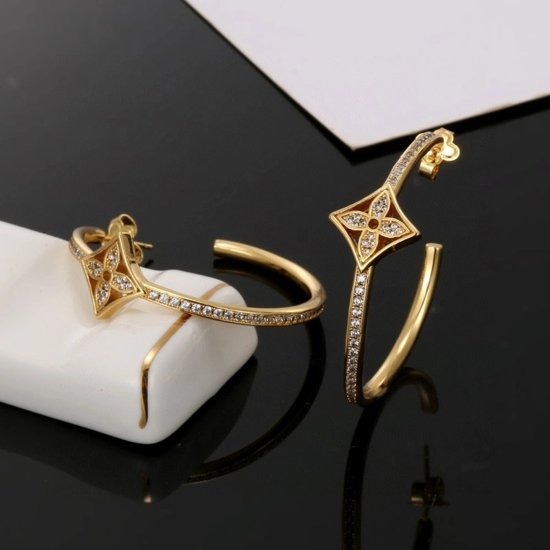 SmoothTexture Louis Vuitton Earrings 248058