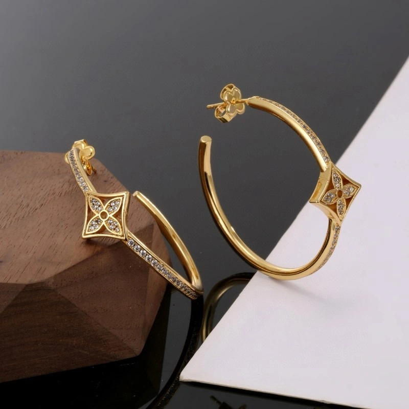 SmoothTexture Louis Vuitton Earrings 248058