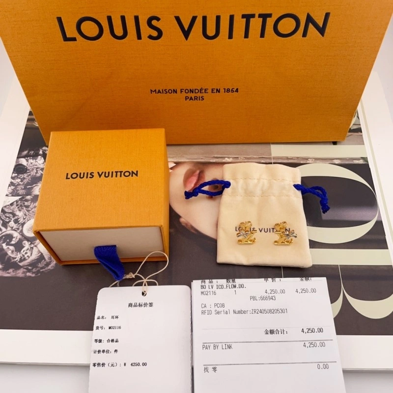Louis Vuitton Earrings Packable 248037