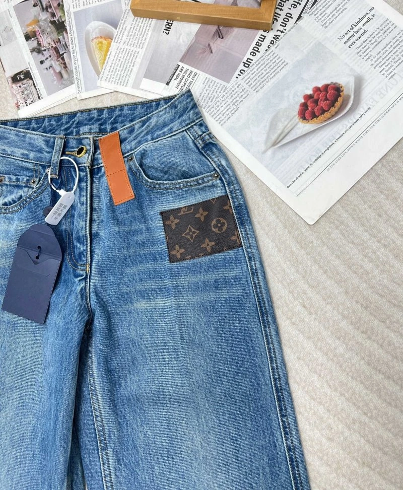 Bright Louis Vuitton Jeans 130803