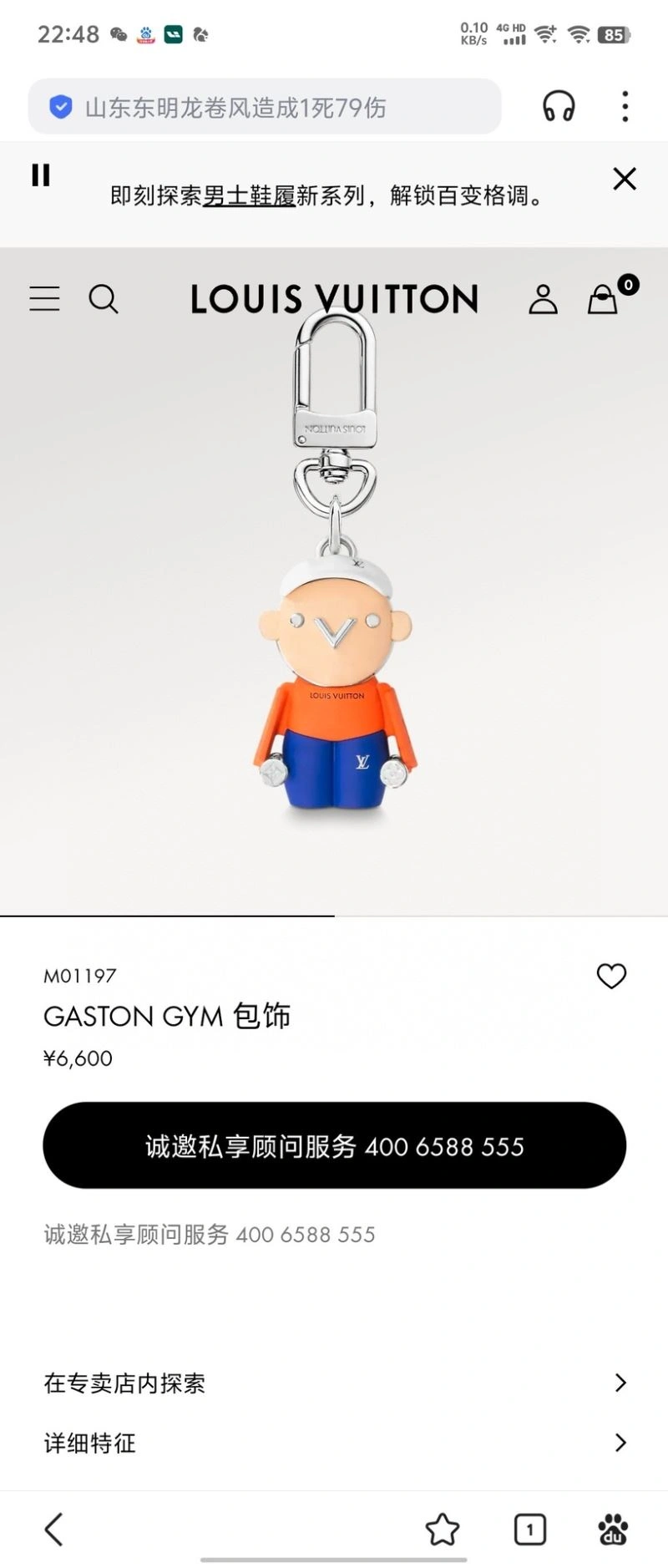 Louis Vuitton Keychains WeatherProof 265895