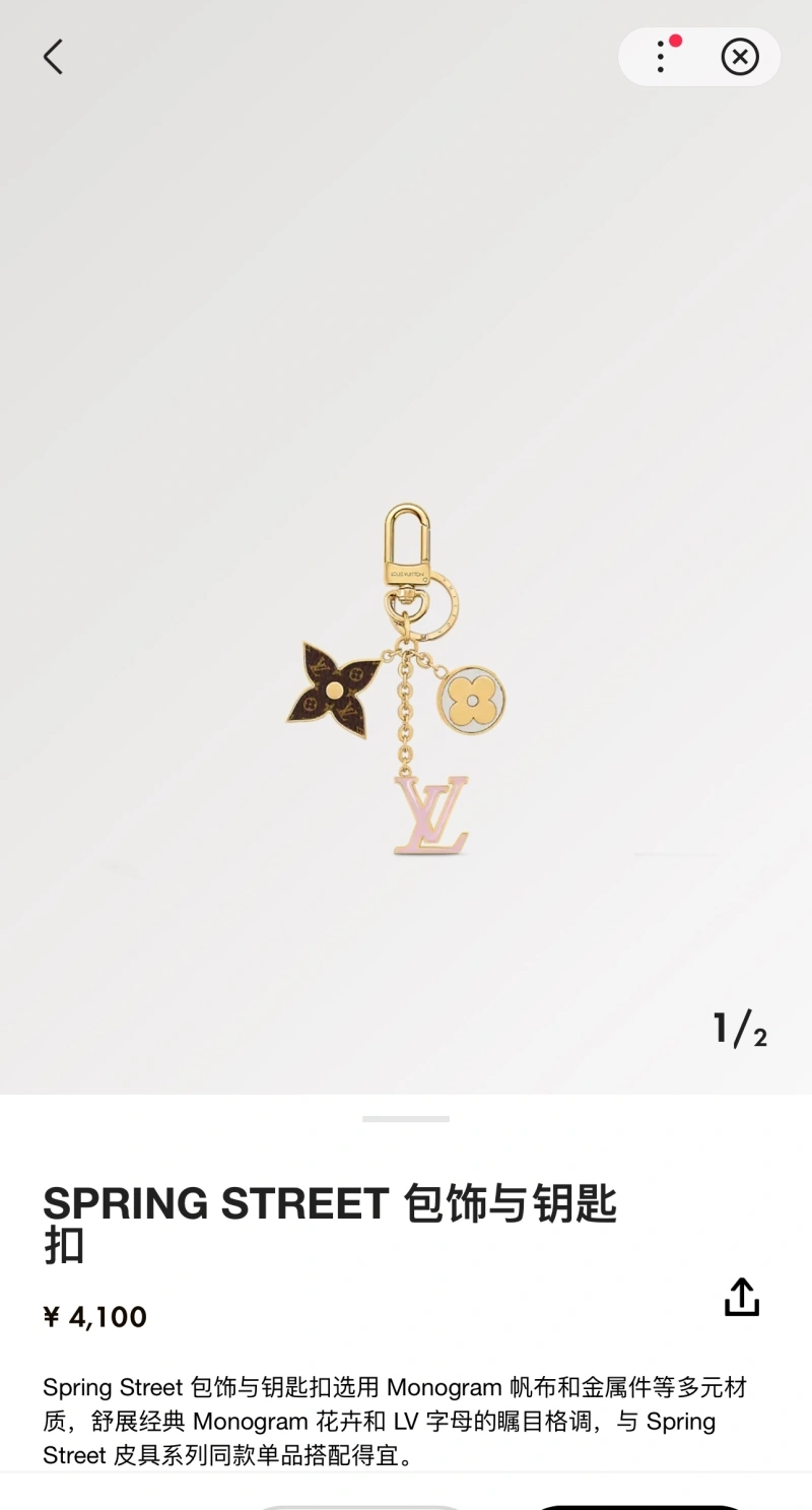 Louis Vuitton Keychains MoistureWicking 266389