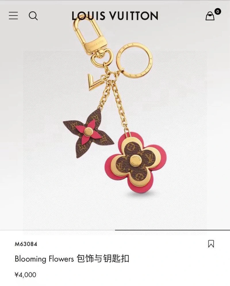 SmoothTexture Louis Vuitton Keychains 265367
