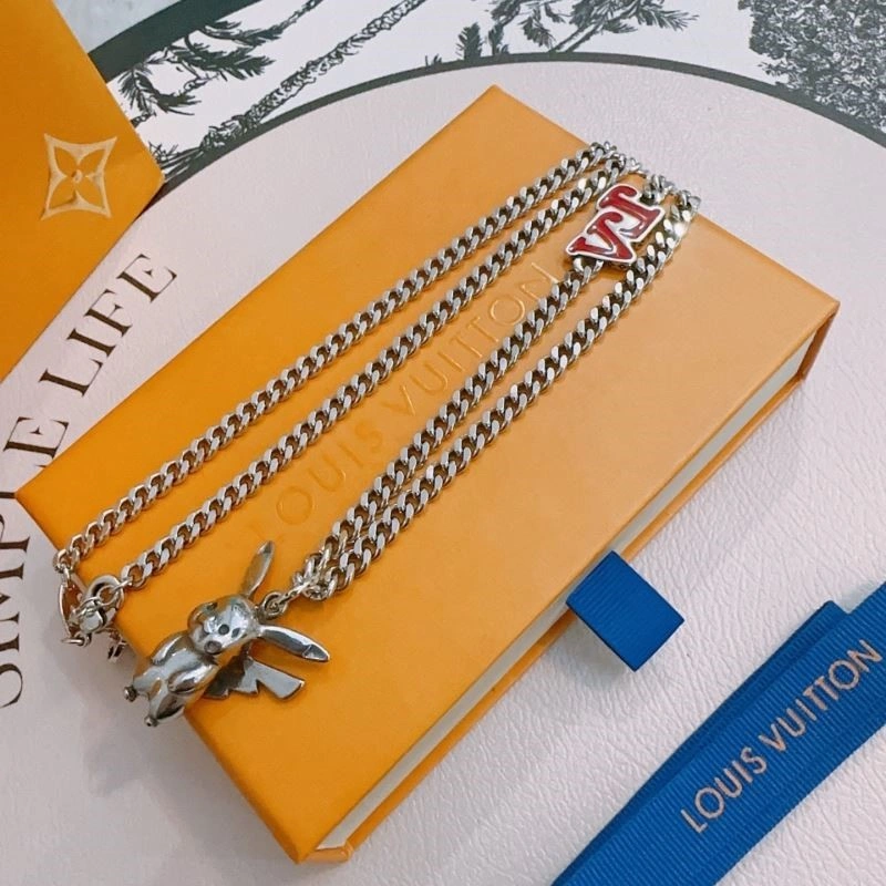 SmoothTexture Louis Vuitton Necklaces 248888