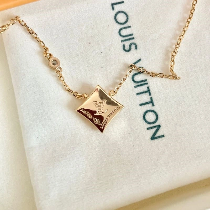 SmoothTexture Louis Vuitton Necklaces 248849