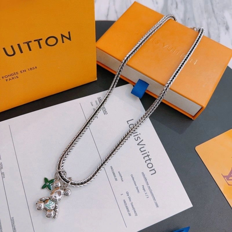 SmoothTexture Louis Vuitton Necklaces 247793