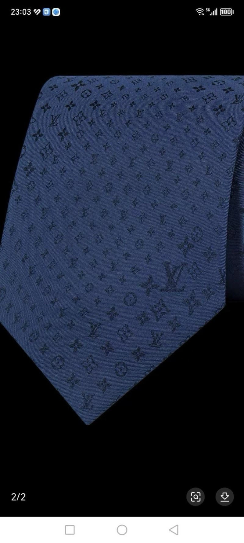 Louis Vuitton Neckties Sustainable 268541