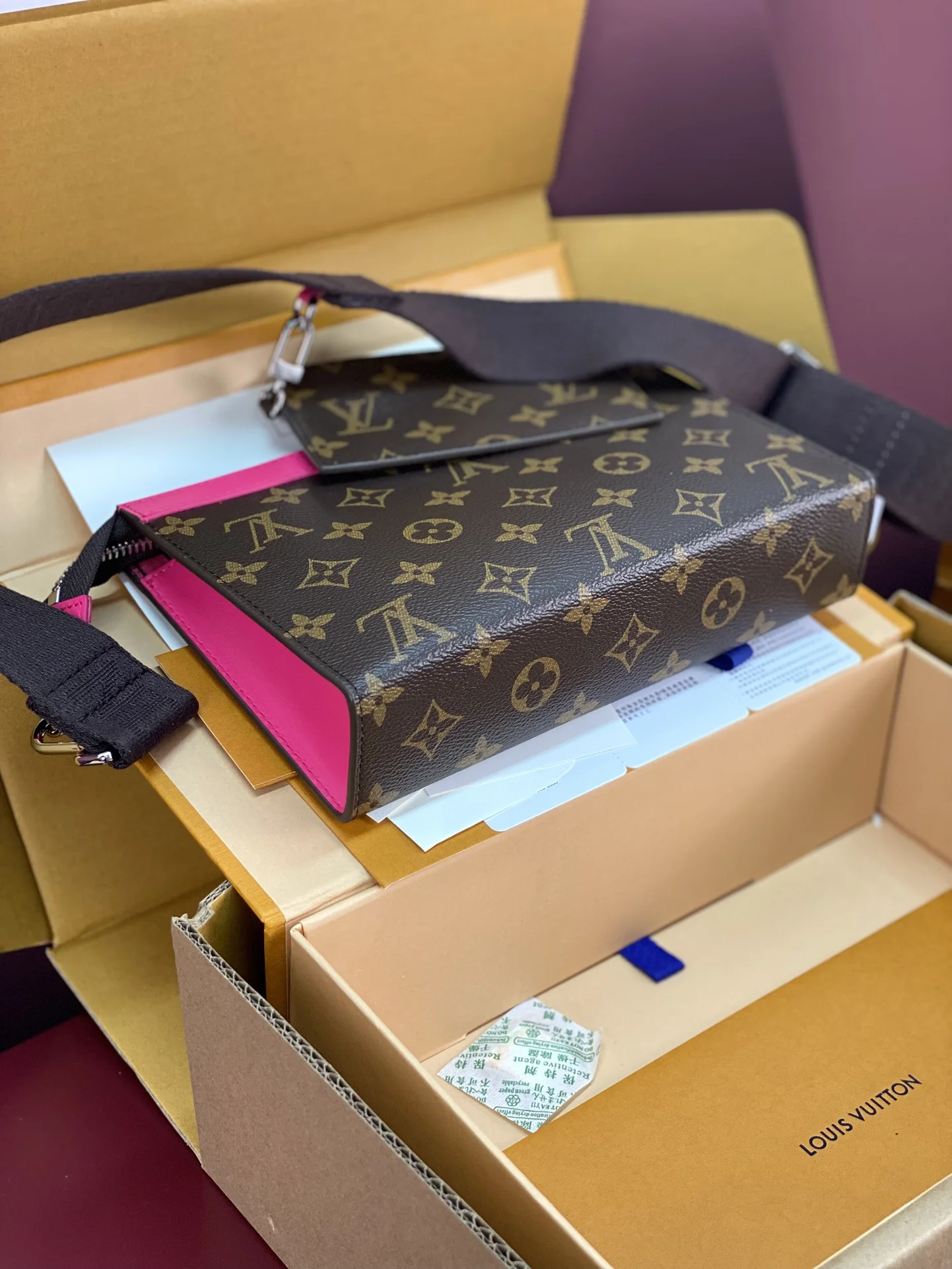 Louis Vuitton Satchel Bags Elegant 56204
