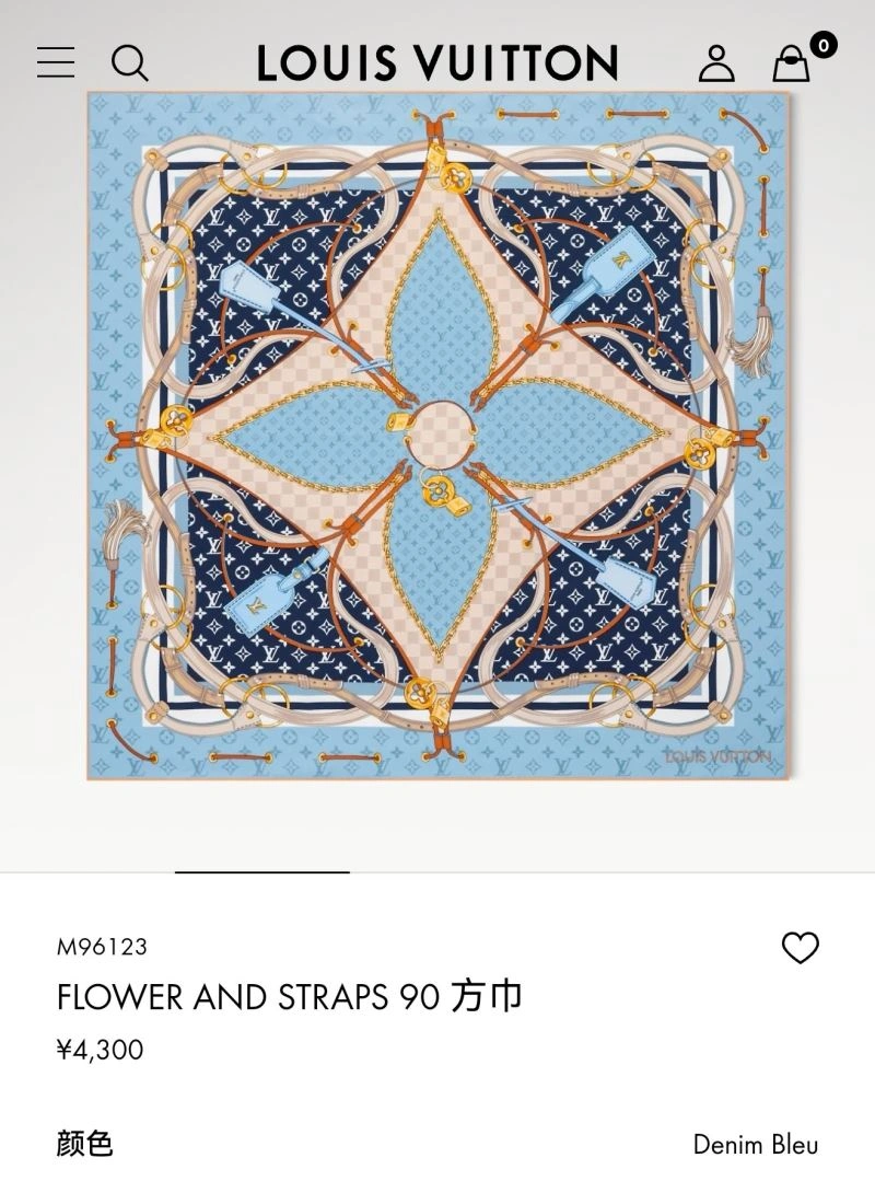 Louis Vuitton Scarf Timeless 270577