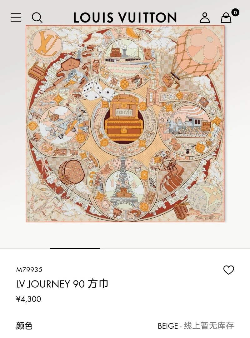 Louis Vuitton Scarf Resilient 271478