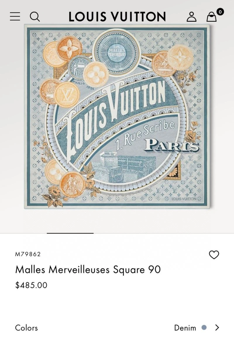 Seasonal Louis Vuitton Scarf 271442