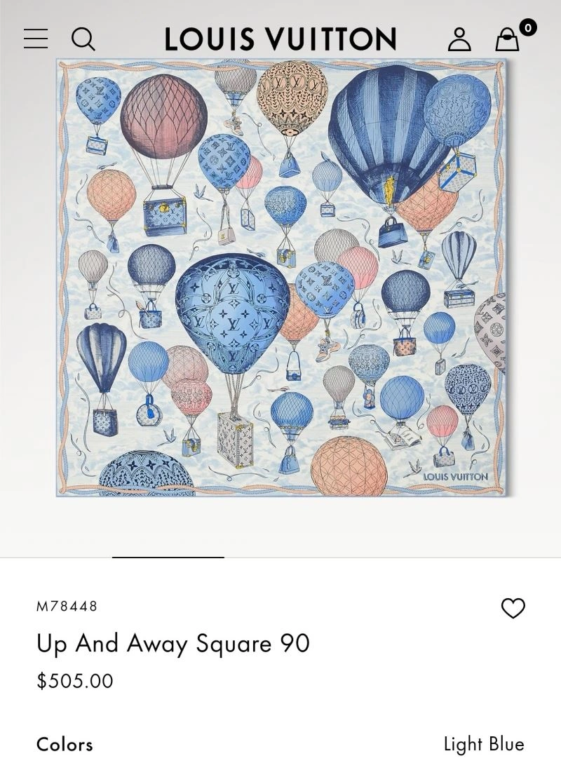 Louis Vuitton Scarf FreshLook 271412