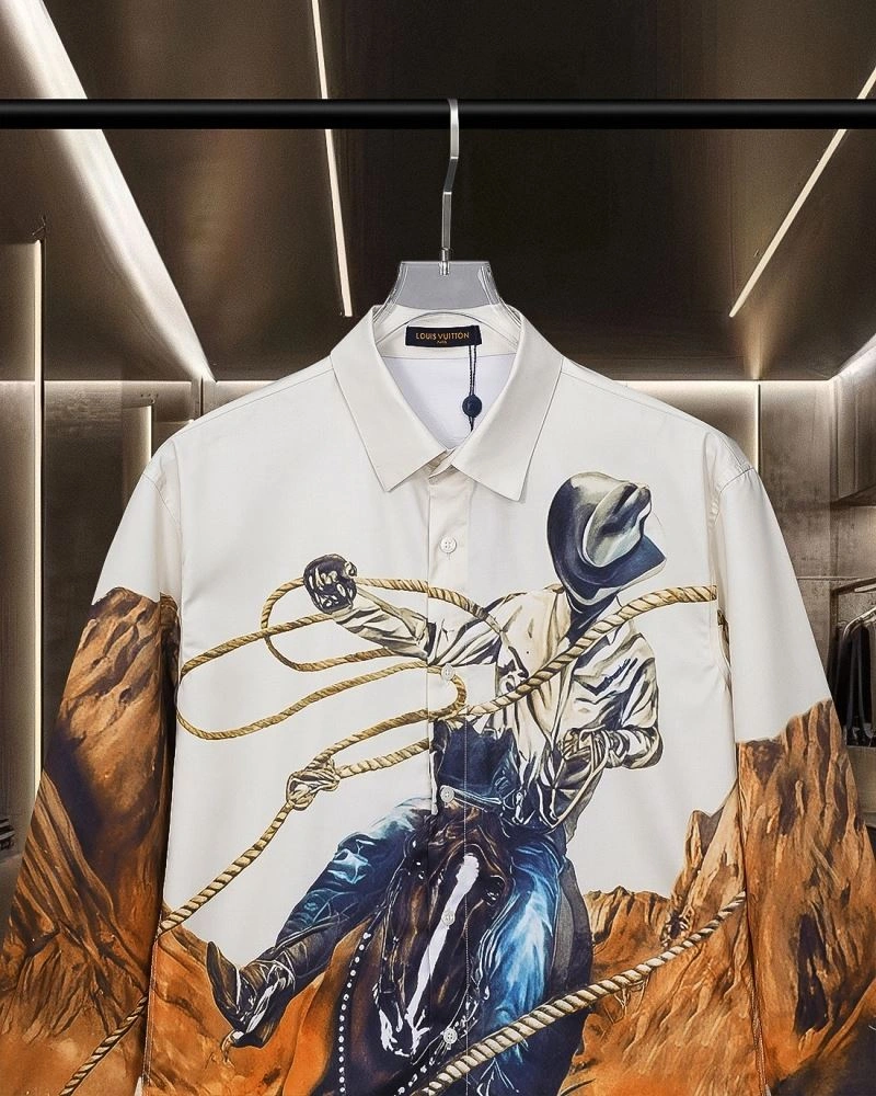Casual Louis Vuitton Shirts 133752