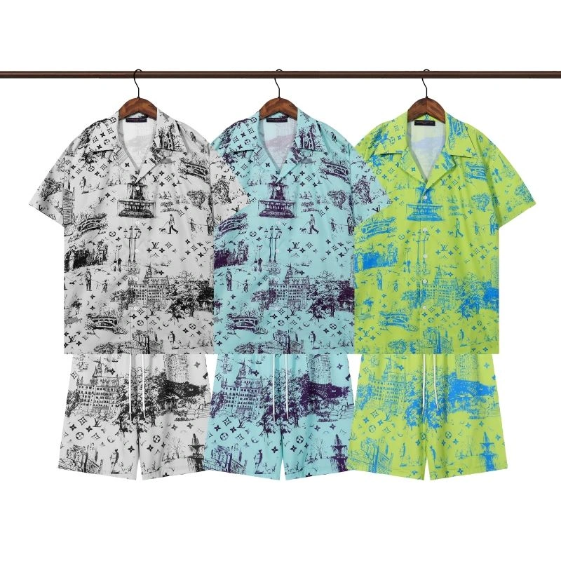 Louis Vuitton Short Suits ZipUp 132165