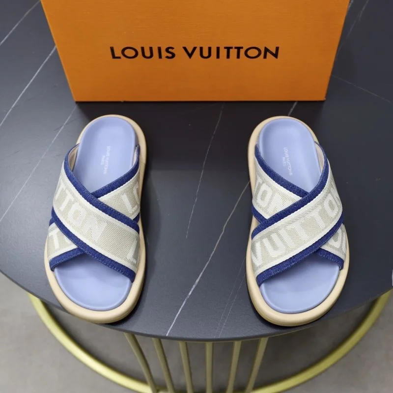 Sleek Louis Vuitton Slippers 30701