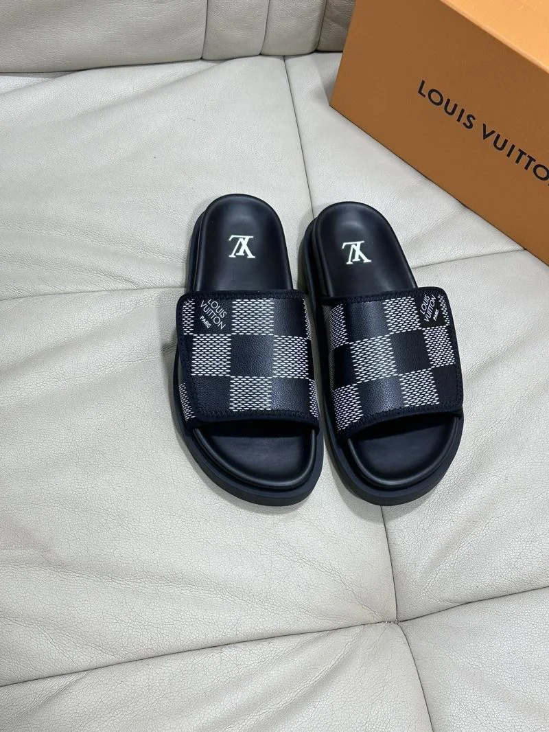 SmoothTexture Louis Vuitton Slippers 30538