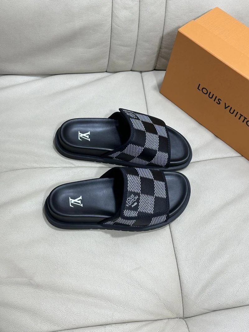 SmoothTexture Louis Vuitton Slippers 30538