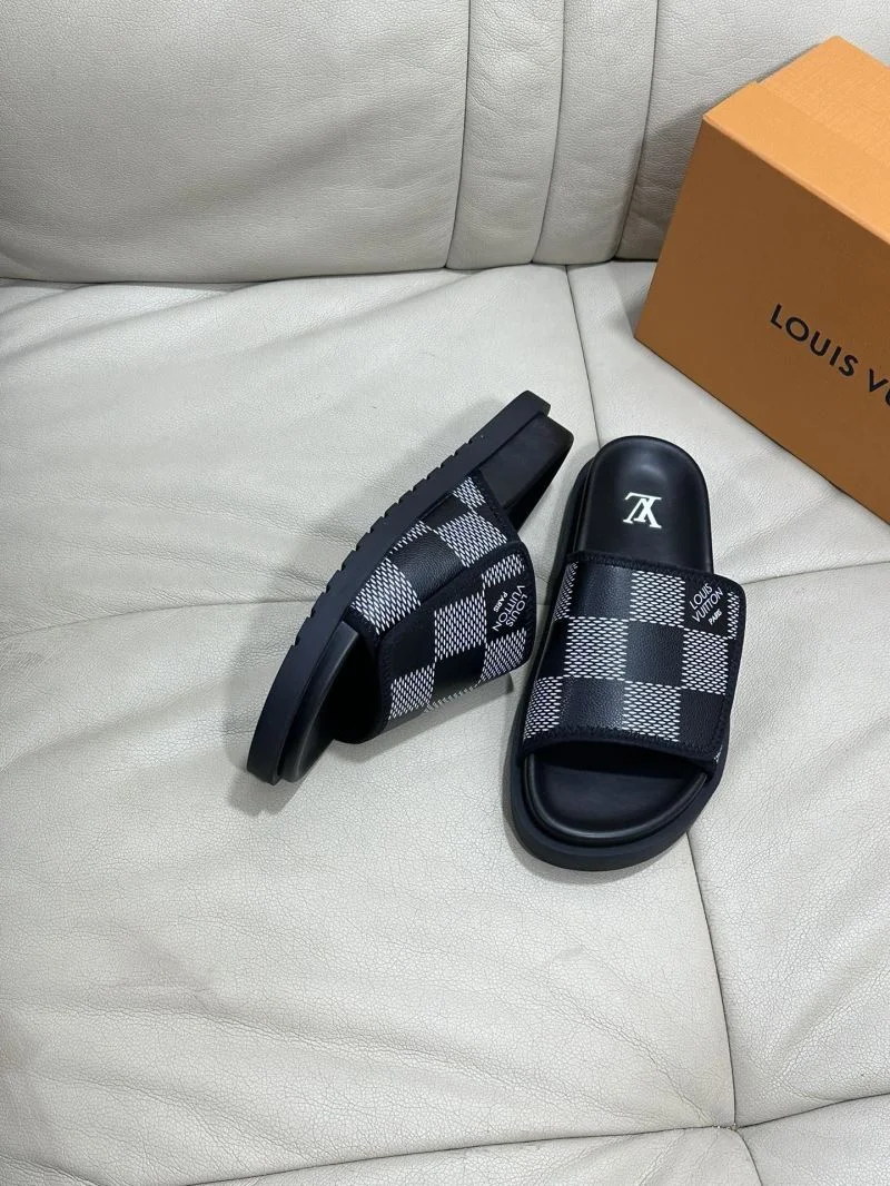 SmoothTexture Louis Vuitton Slippers 30538