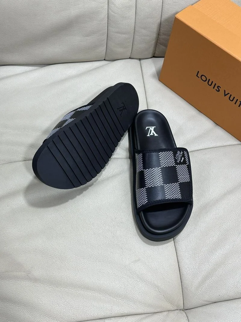 SmoothTexture Louis Vuitton Slippers 30538