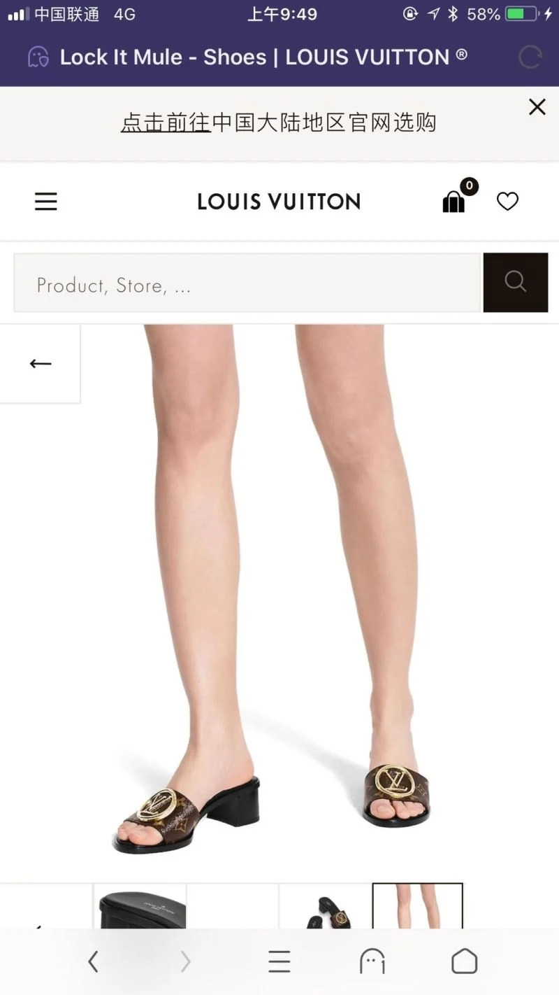Classic Louis Vuitton Slippers 31120