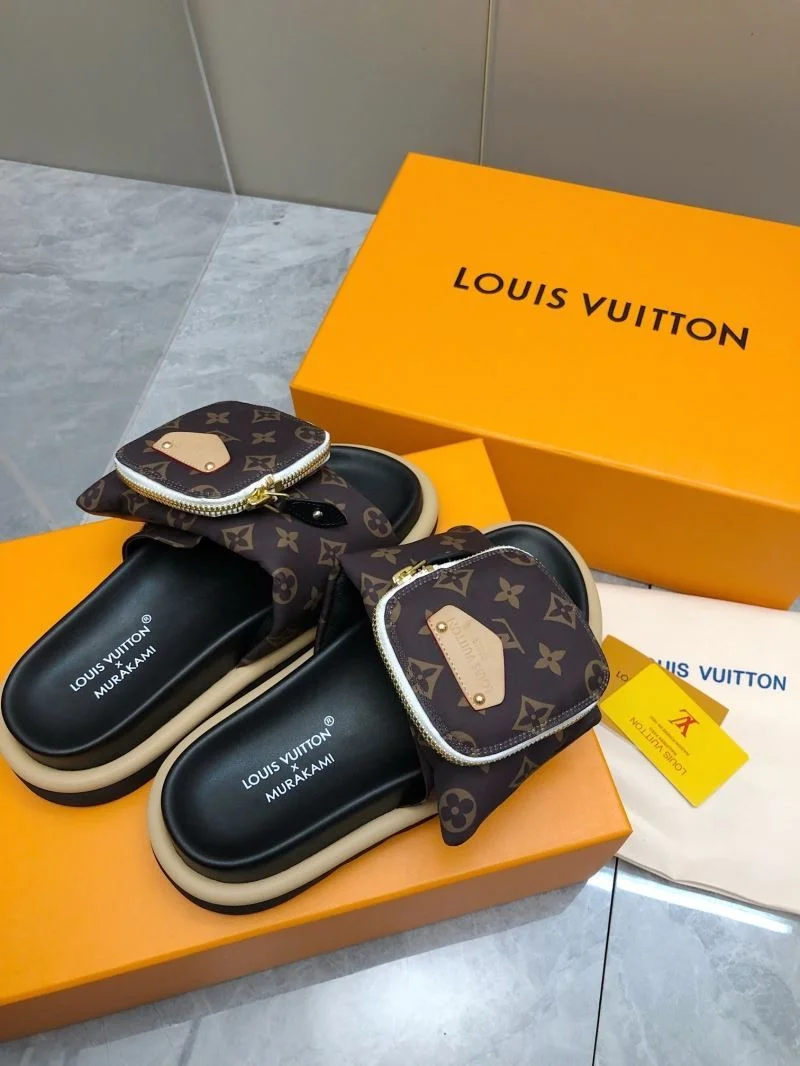 SmoothTexture Louis Vuitton Slippers 31060