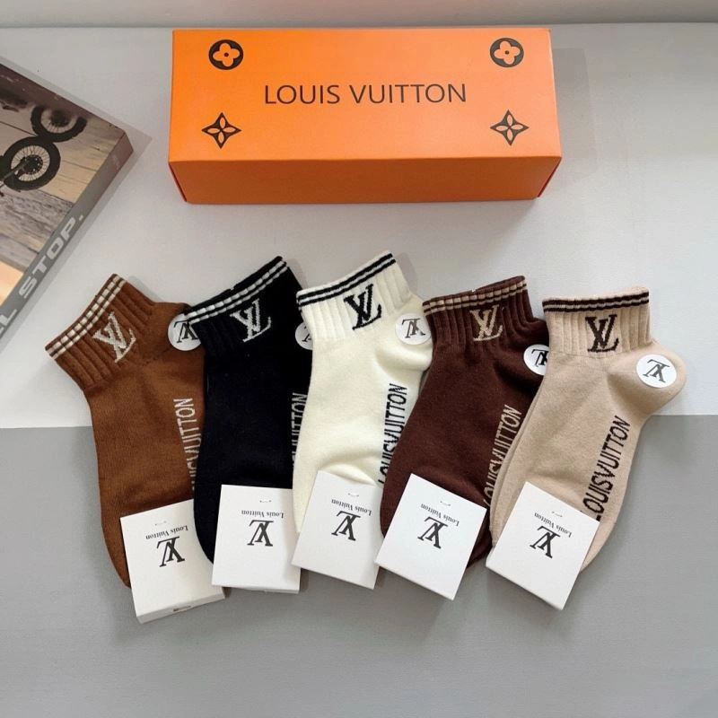 SmoothTexture Louis Vuitton Socks 273206