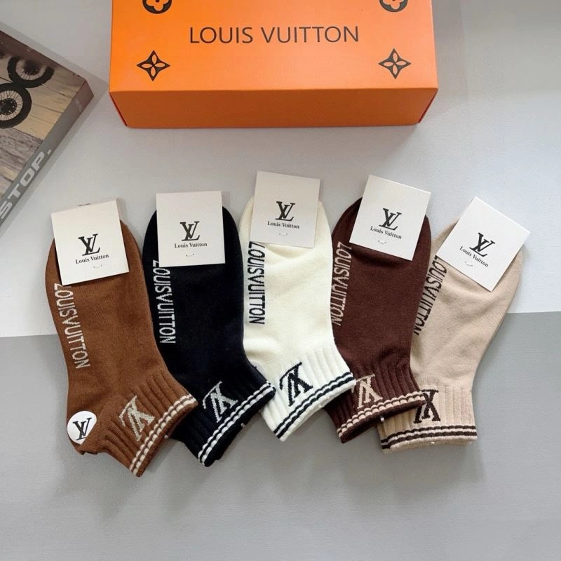 SmoothTexture Louis Vuitton Socks 273206