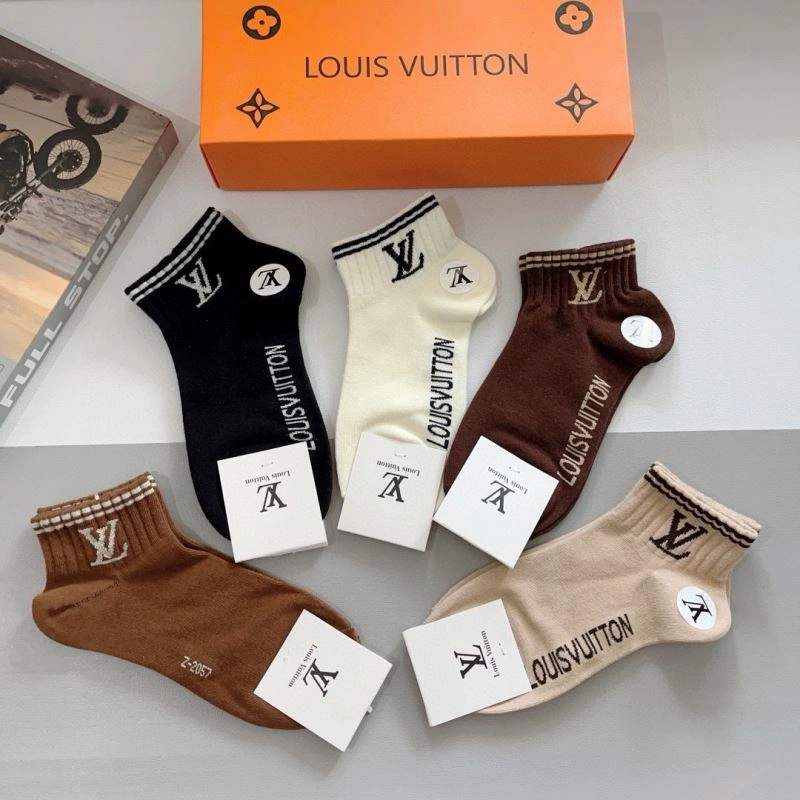 SmoothTexture Louis Vuitton Socks 273206