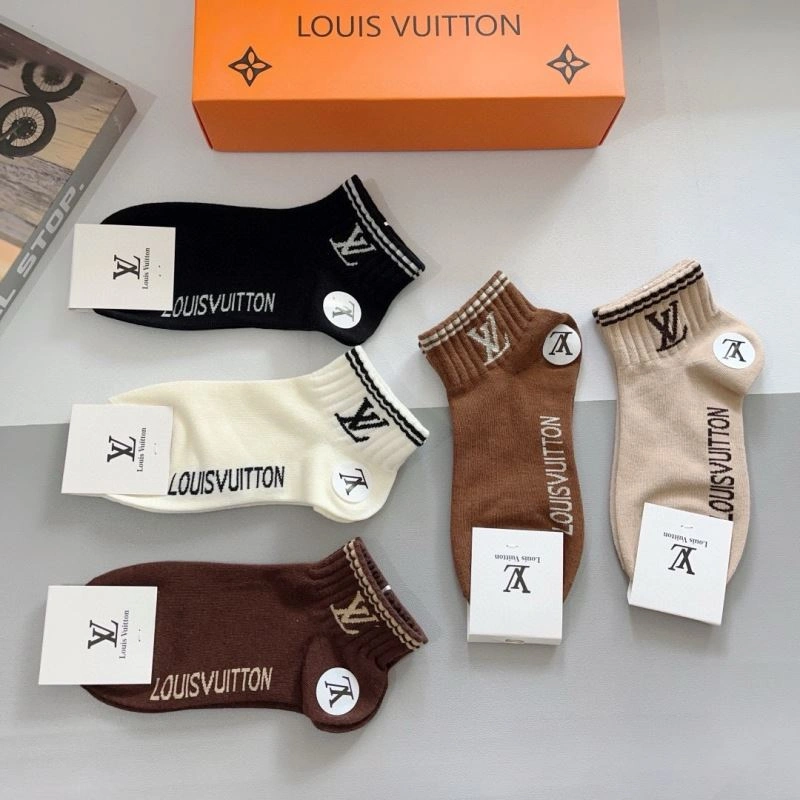 SmoothTexture Louis Vuitton Socks 273206