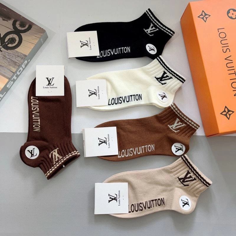 SmoothTexture Louis Vuitton Socks 273206