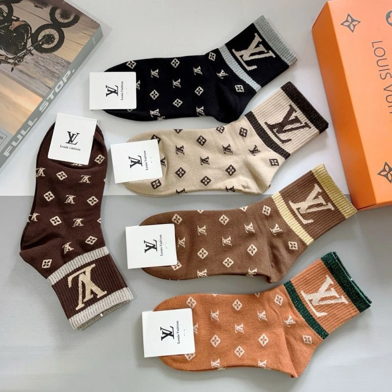 Stretchable Louis Vuitton Socks 273222
