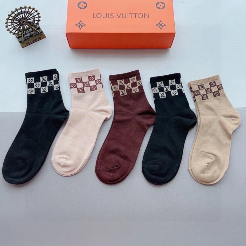 SmoothTexture Louis Vuitton Socks 273204