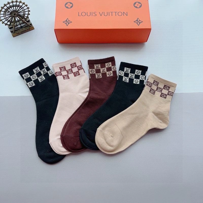 SmoothTexture Louis Vuitton Socks 273204