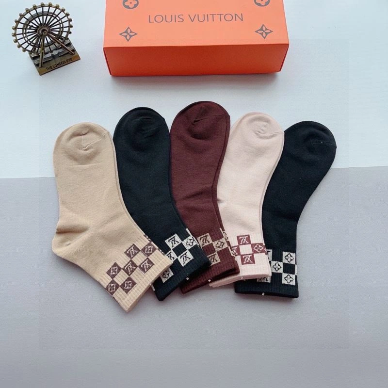 SmoothTexture Louis Vuitton Socks 273204