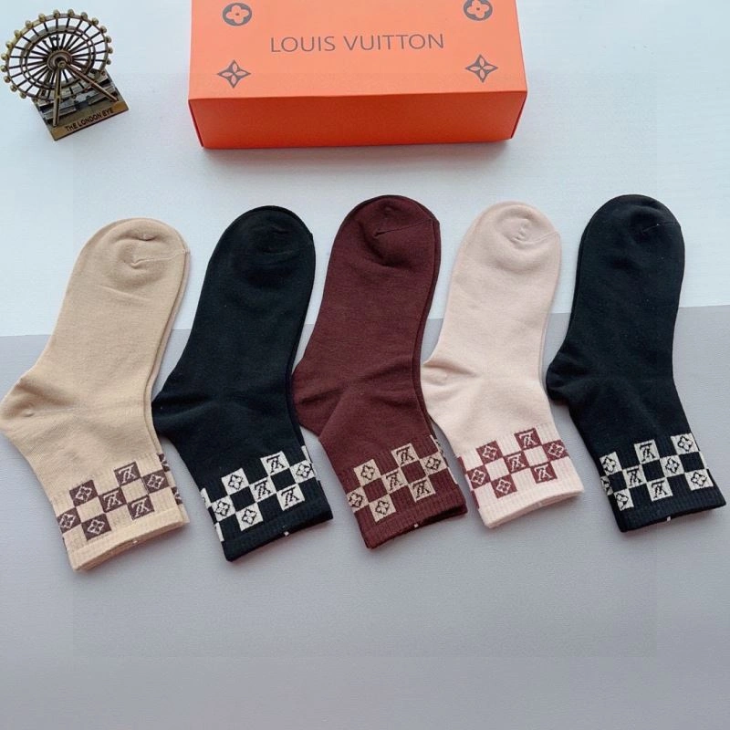 SmoothTexture Louis Vuitton Socks 273204