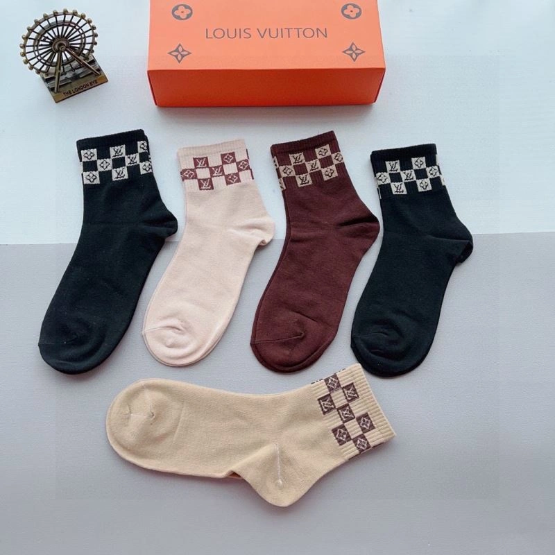 SmoothTexture Louis Vuitton Socks 273204