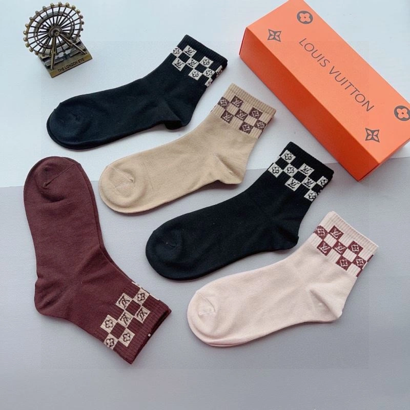 SmoothTexture Louis Vuitton Socks 273204
