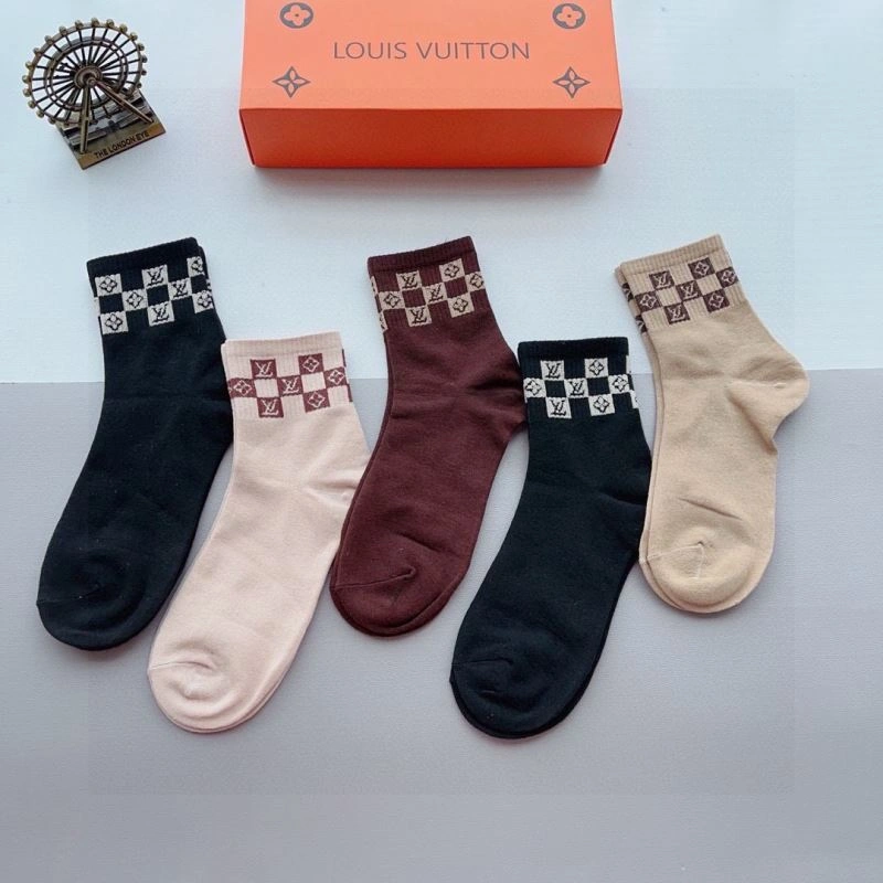 SmoothTexture Louis Vuitton Socks 273204