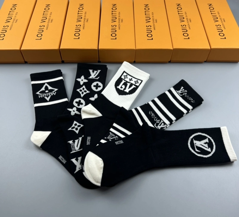 Seasonal Louis Vuitton Socks 274466