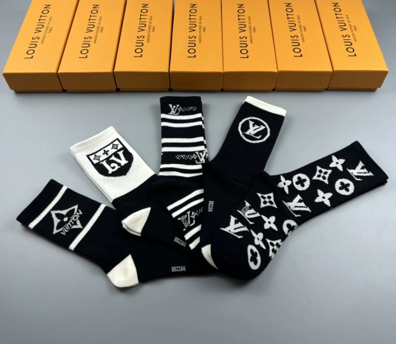 Seasonal Louis Vuitton Socks 274466