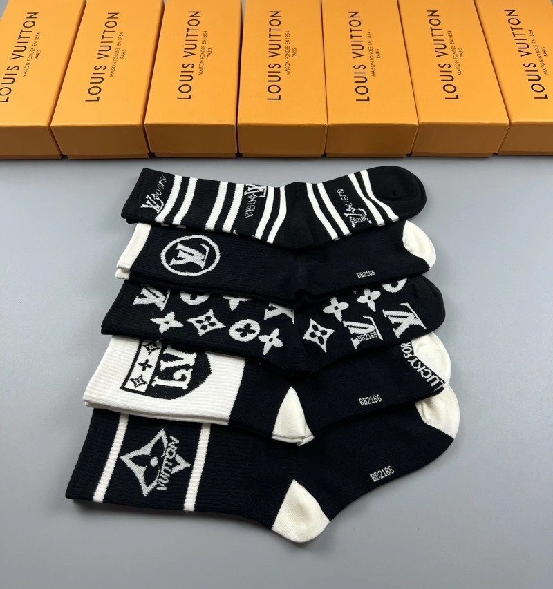 Seasonal Louis Vuitton Socks 274466