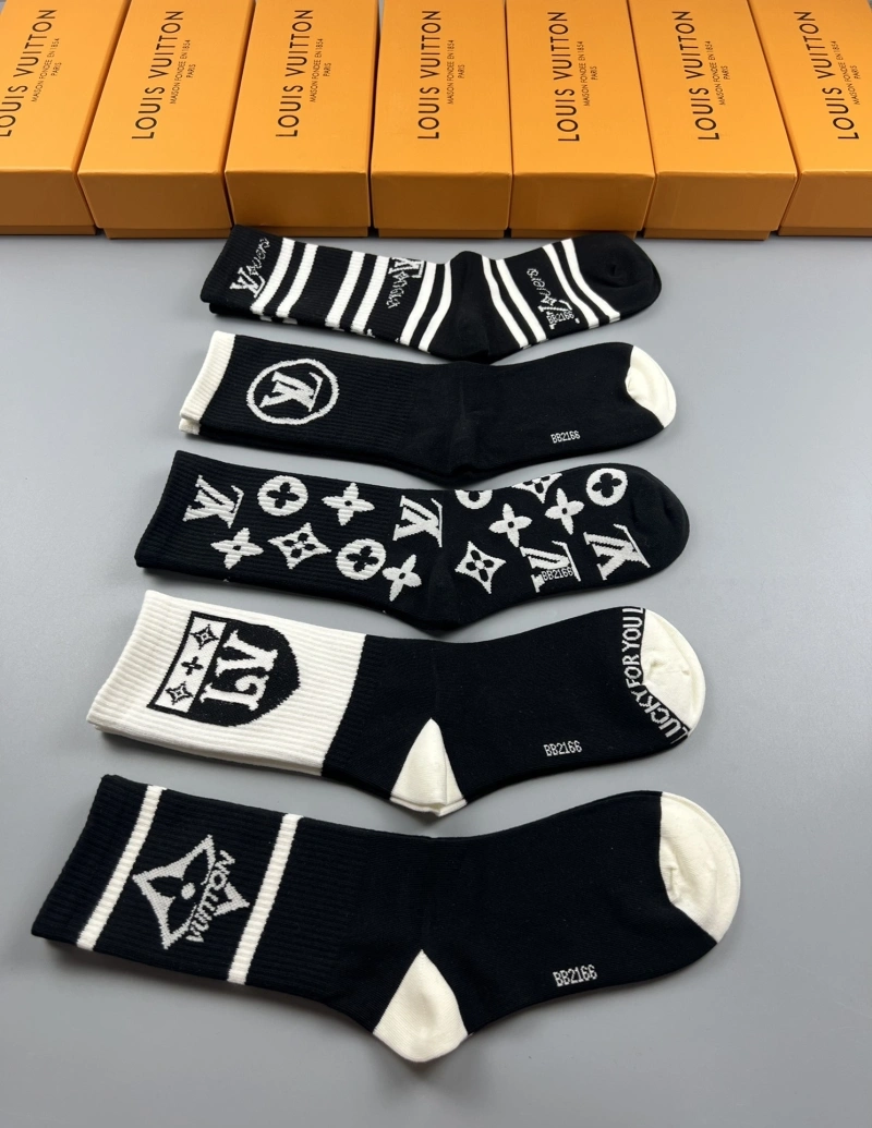 Seasonal Louis Vuitton Socks 274466