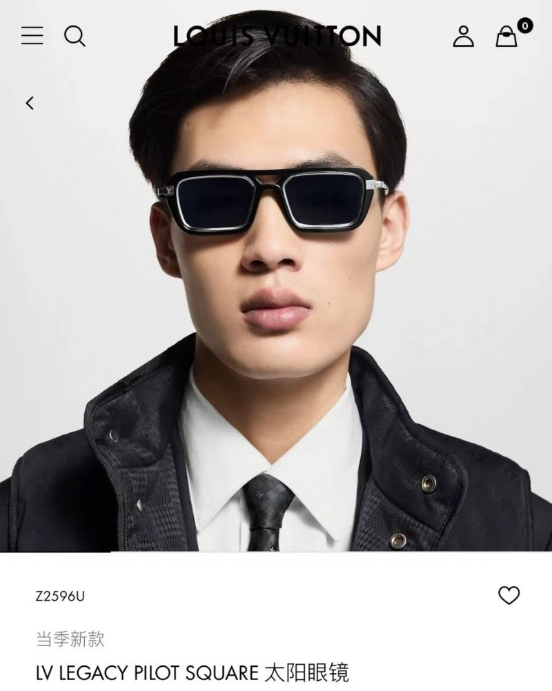 Sleek Louis Vuitton Sunglasses 281178